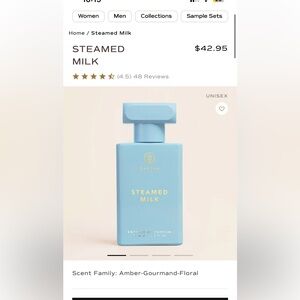 Oackcha steamed milk perfume, unisex